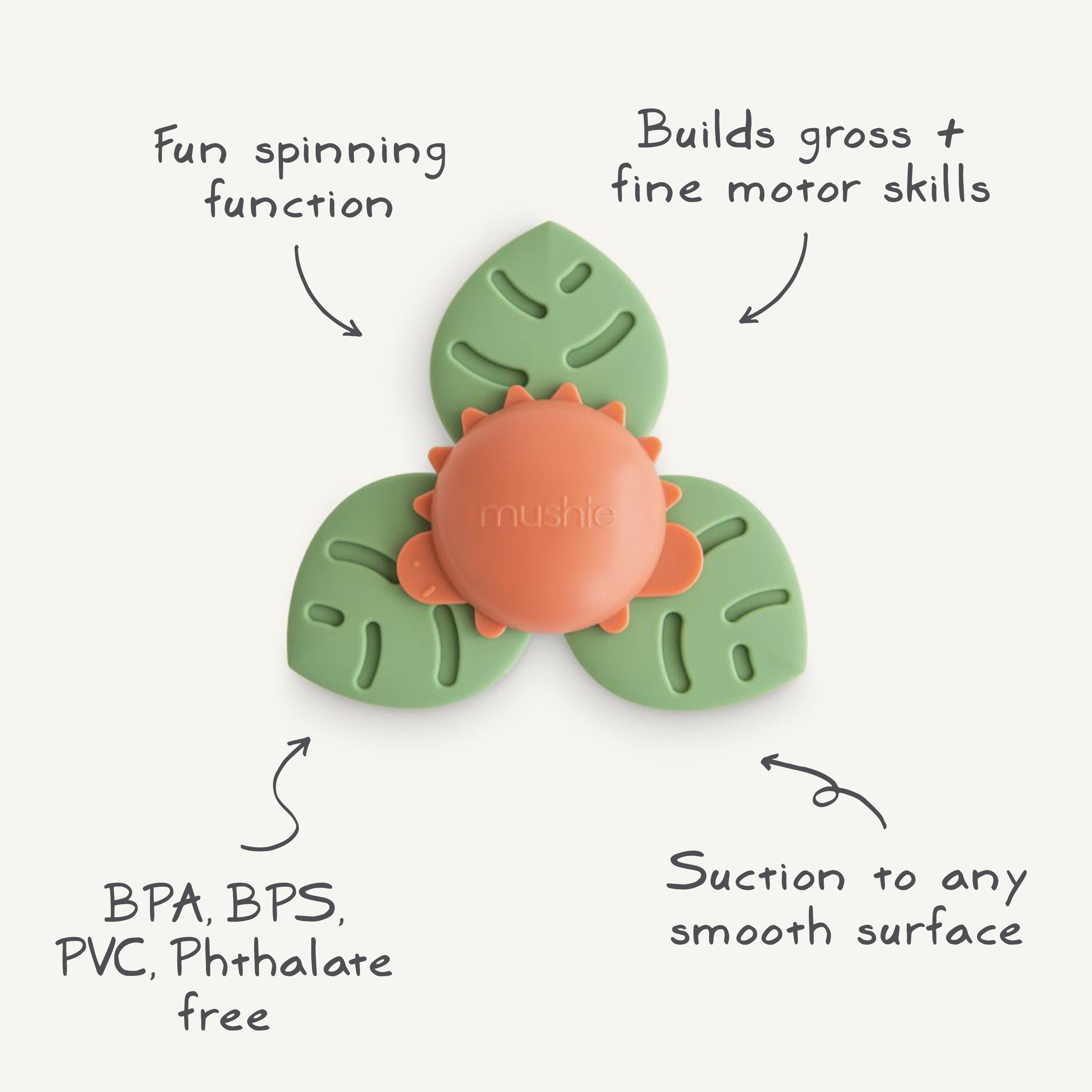 Image of Dino Suction Spinner Toy